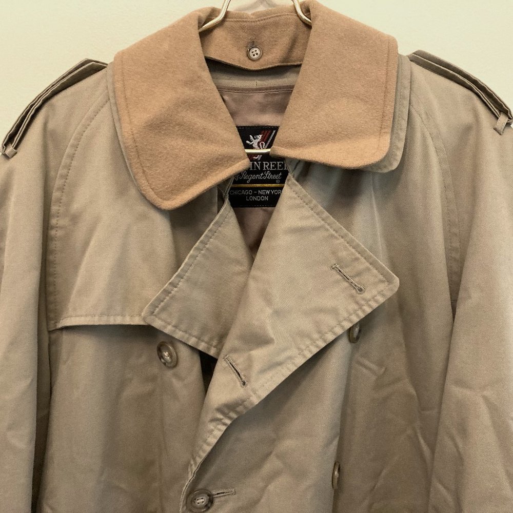 Vintage Austin Reed men’s trench coat with wool lining